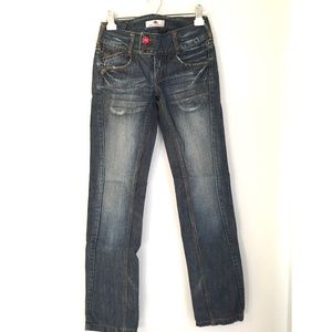 Fornarina Jeans Boot Cut Italian Italy 90s Wash